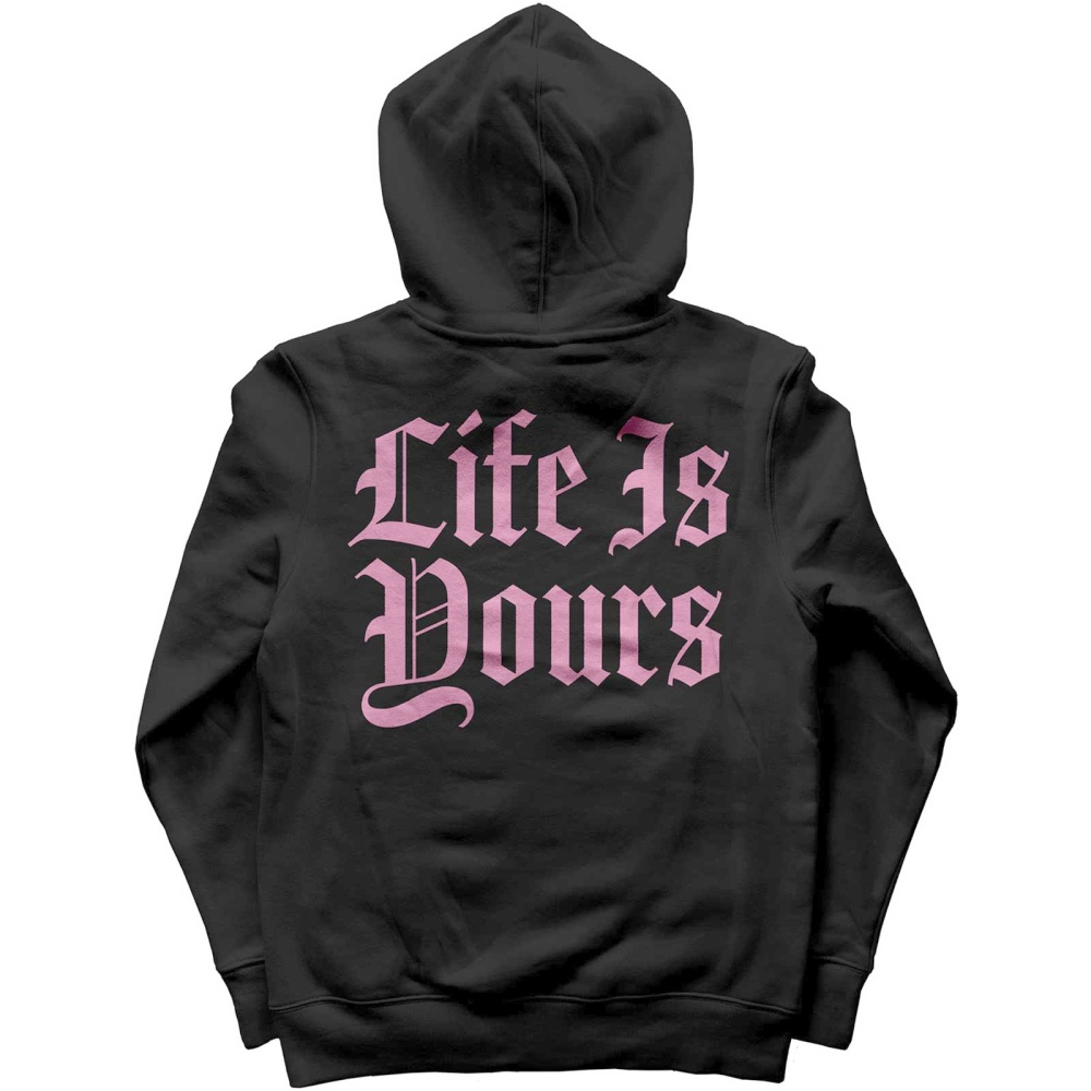 Foals - Life Is Yours Text Sweat à capuche - Noir